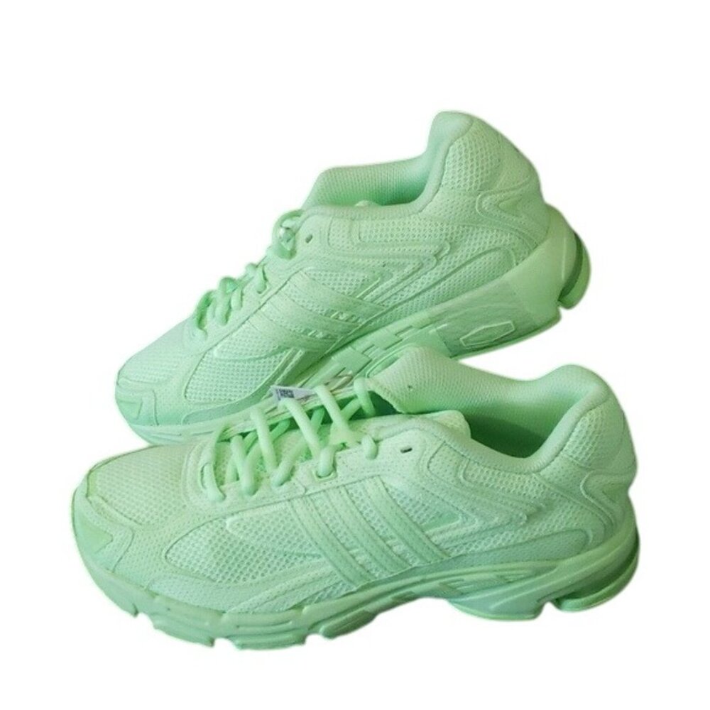 New Adidas Response CL Neon Green Spark  Running Sneakers Size 7 Casual Athletic